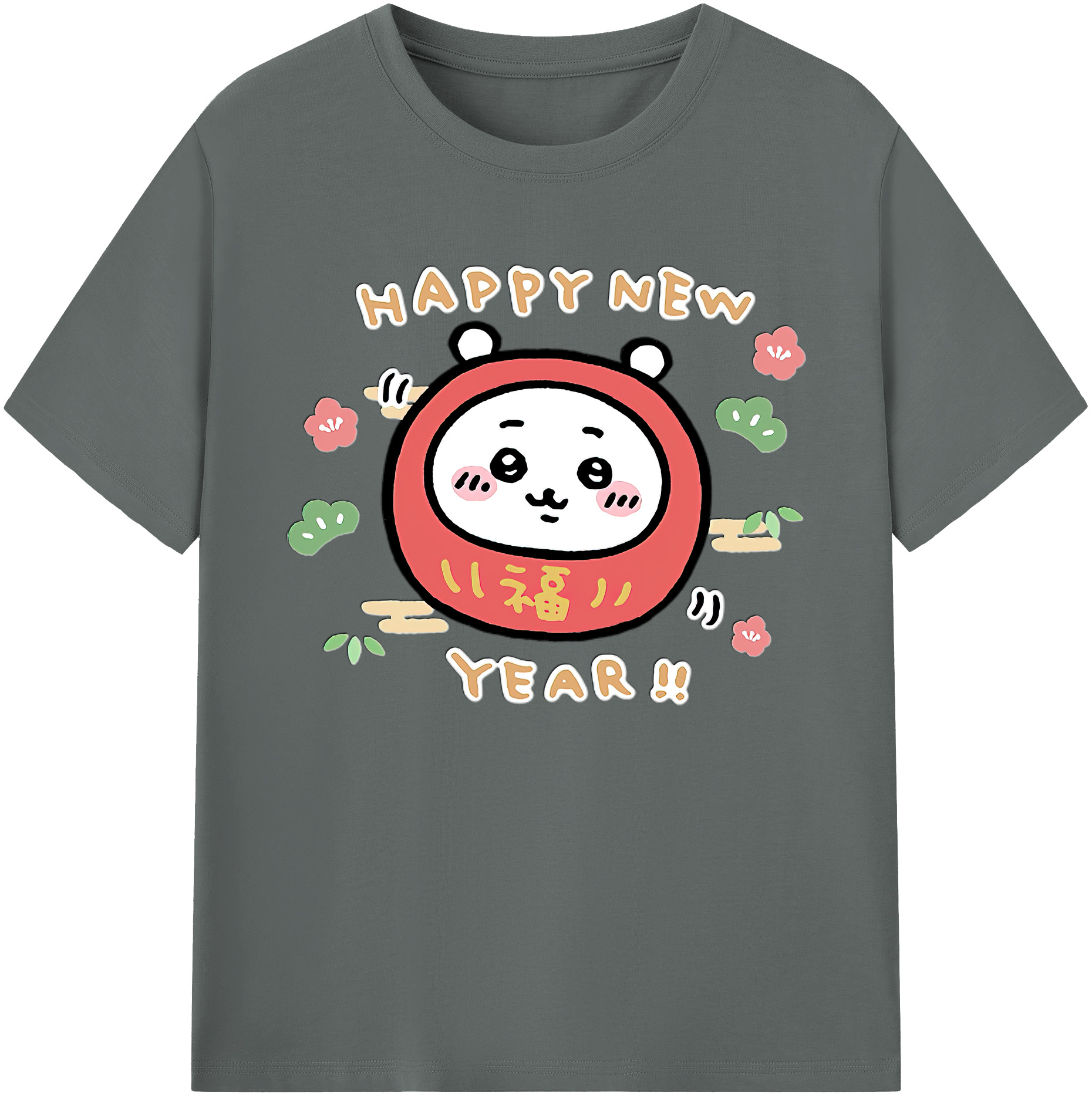 （画像用） ちいかわ ちいかわ Chii-kawa chiikawa 綿100％ メンズ半袖Tシャツ｜肌触りやわらか＆通気性
